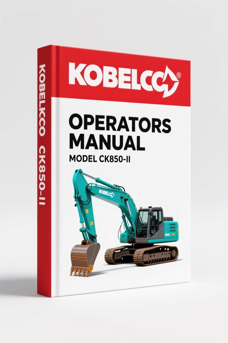 New Holland Kobelco CK850-II 2007 Parts Catalog – 655 Pages