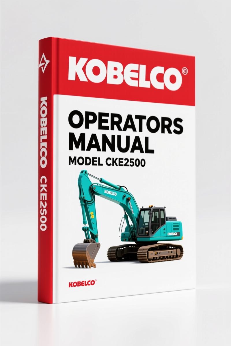 FIAT Kobelco CKE2500 2004 Operators Manual – Factory Specs
