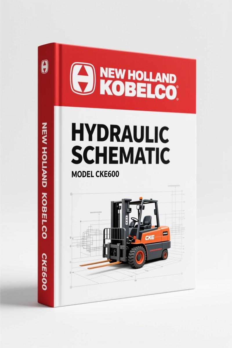 FIAT Kobelco CKE900, CKE600, CK1350, CKE1800, CKE2500-2 Hydraulic Schematic – 32-Page Factory Diagram