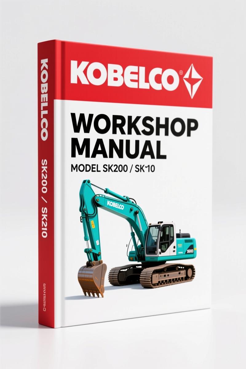 New Holland Kobelco SK200 Operators Manual – Factory Maintenance Intervals and Machine Operation