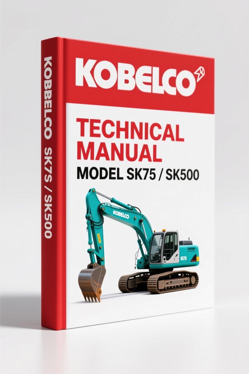 New Holland Kobelco SK75, SK500 Technical Manual – Factory Specs for Repair