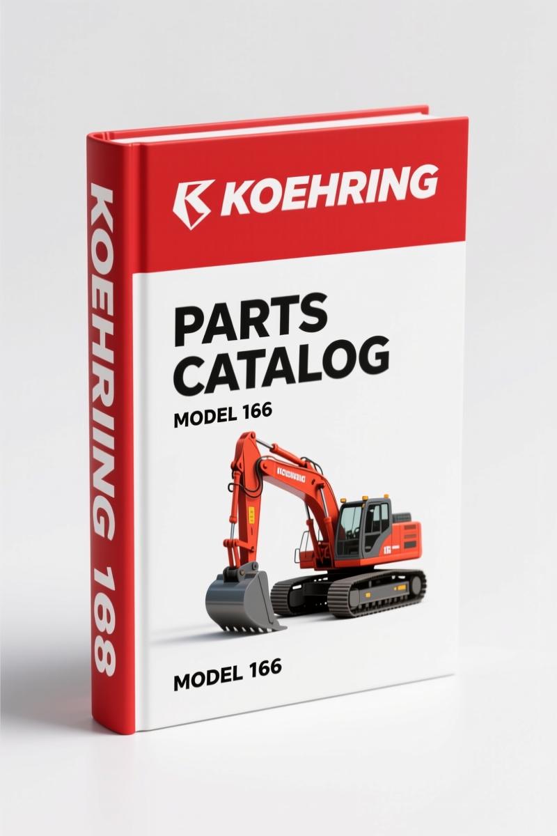 Koehring 166 1974 Parts Catalog – OEM Parts Identification for Hydraulic Excavator
