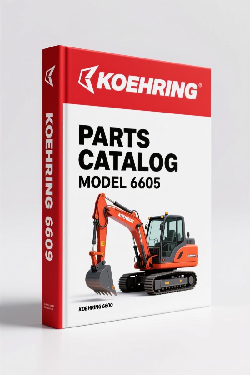 Koehring 6605 1987 Parts Catalog – OEM Parts for Hydraulic Excavator