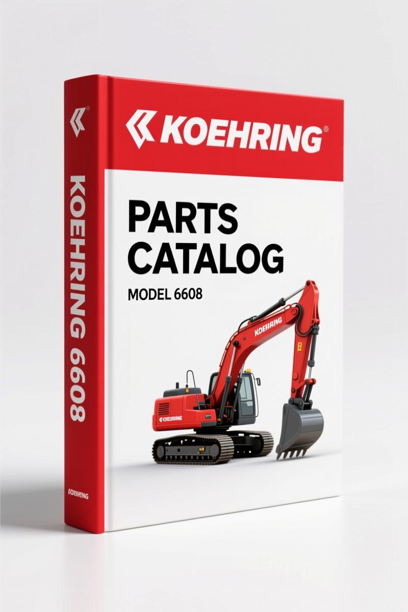 Koehring 6608 1985 Parts Catalog – OEM Parts Identification