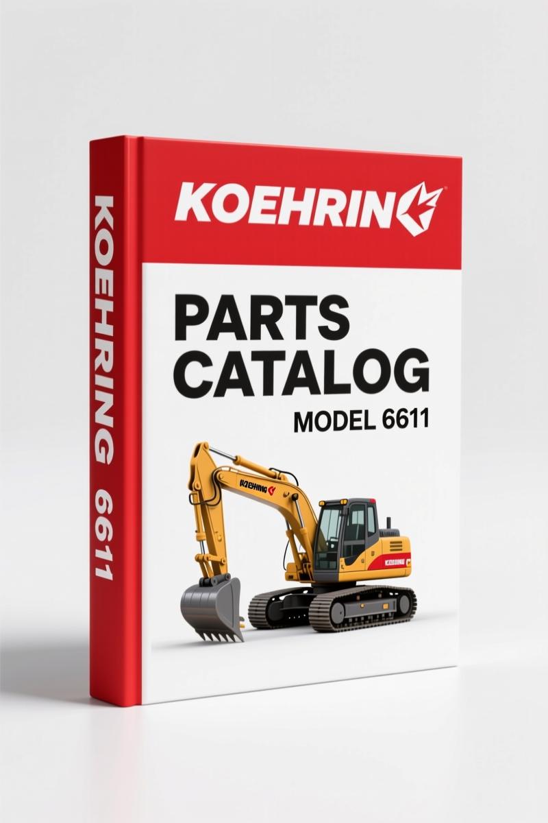 Koehring 6611 Parts Catalog – 90 Pages OEM Parts Identification