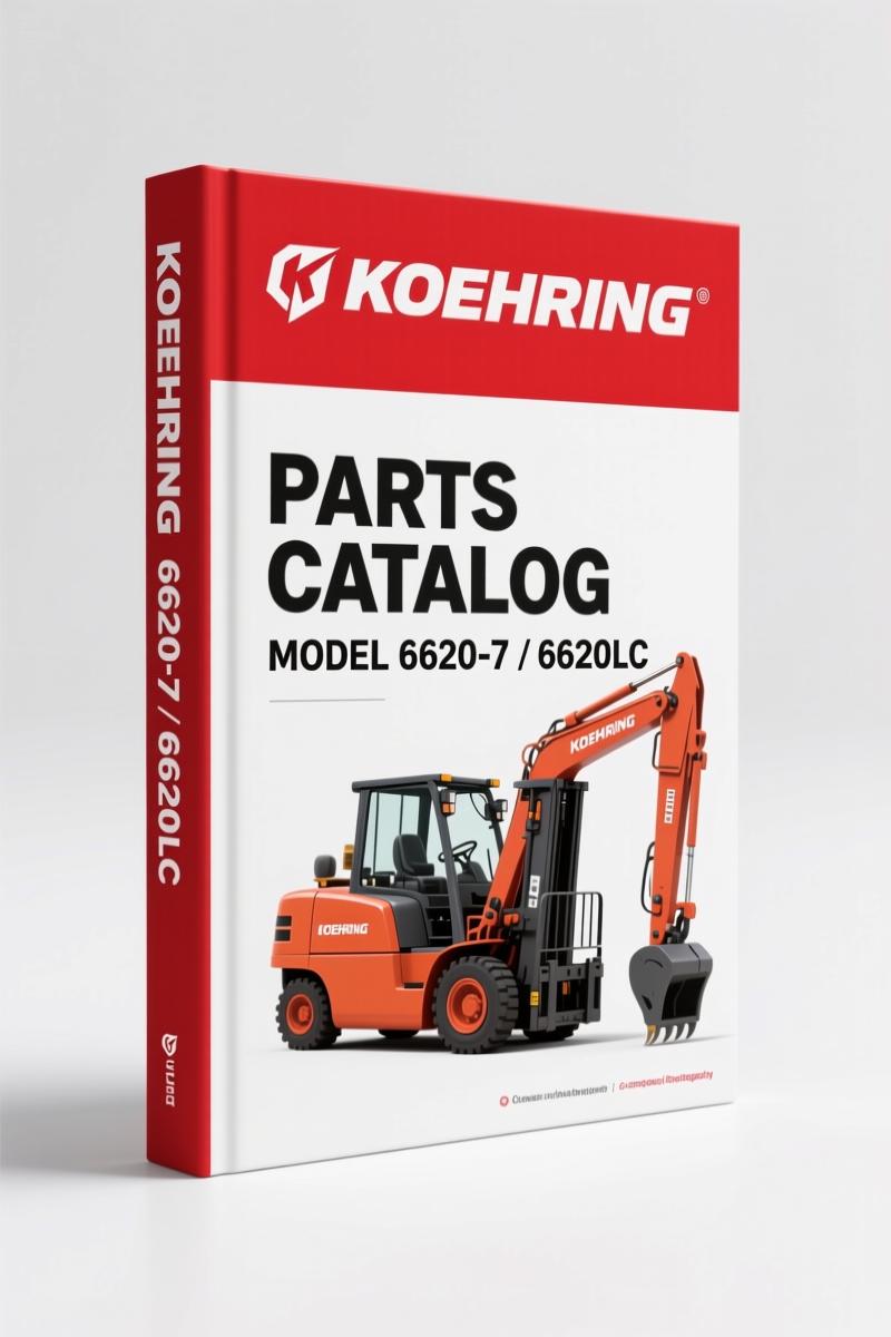 Koehring 6620-7, 6620LC Parts Catalog - 105 Pages of OEM Parts Identification