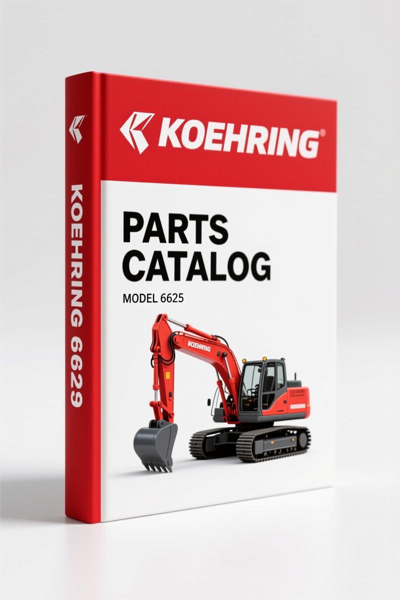 Koehring 6625 1988 Parts Catalog – OEM Parts Identification