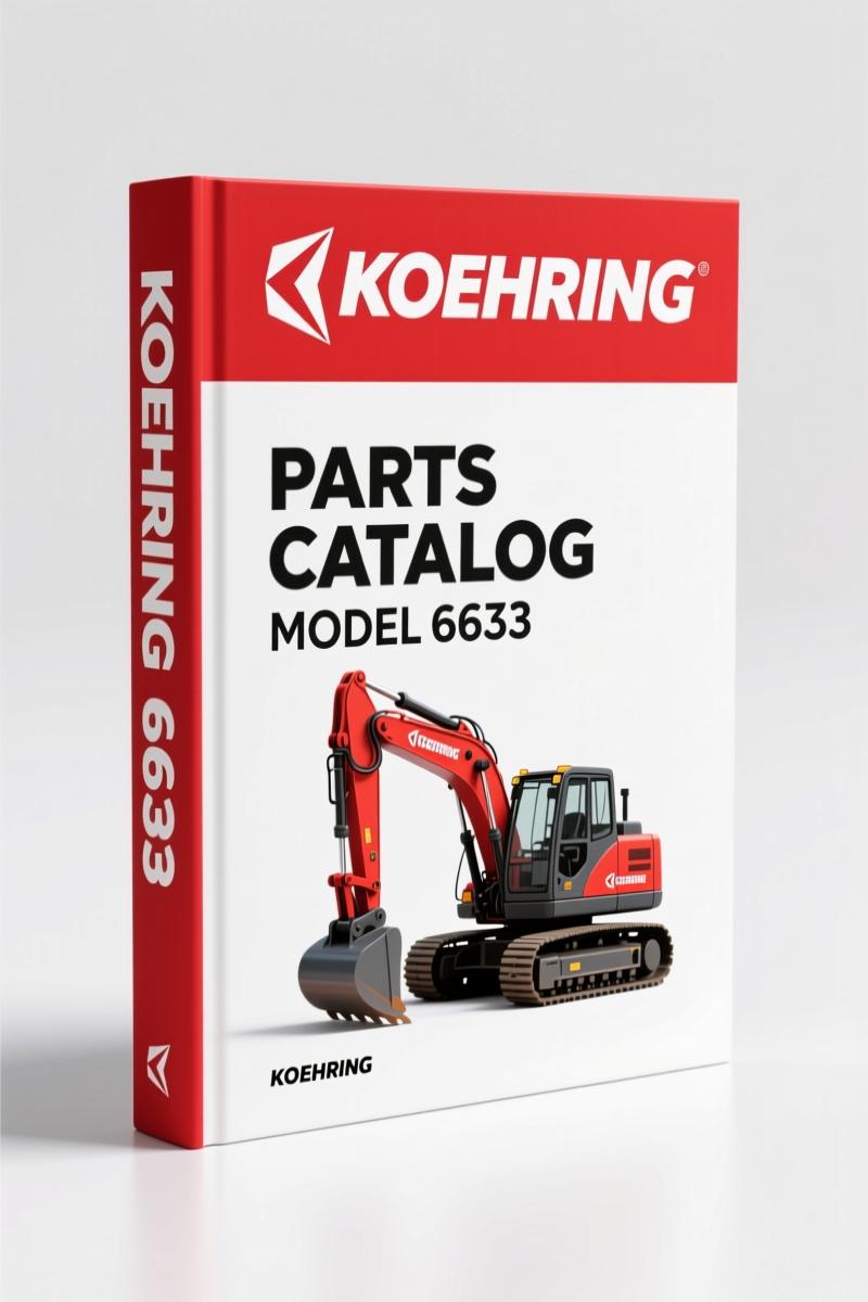 Koehring 6633 1991 Parts Catalog – 119 Pages Factory Parts Data