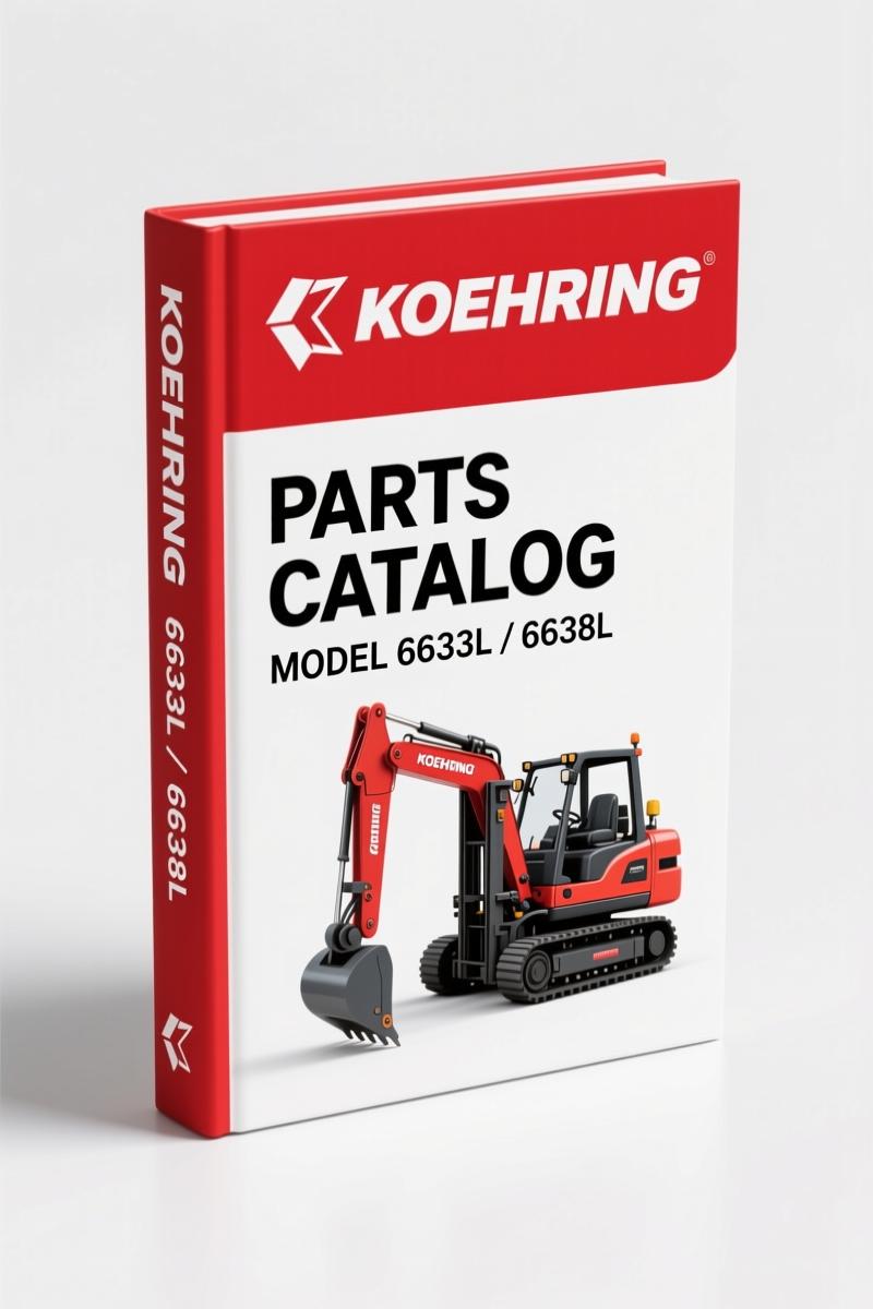 Koehring 6633L, 6638L 1985 Parts Catalog – OEM Hydraulic Excavator Parts