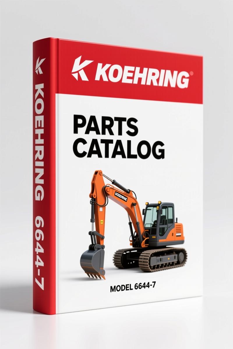 Koehring 6644-7 1991 Parts Catalog – OEM Exploded Views & Part Numbers