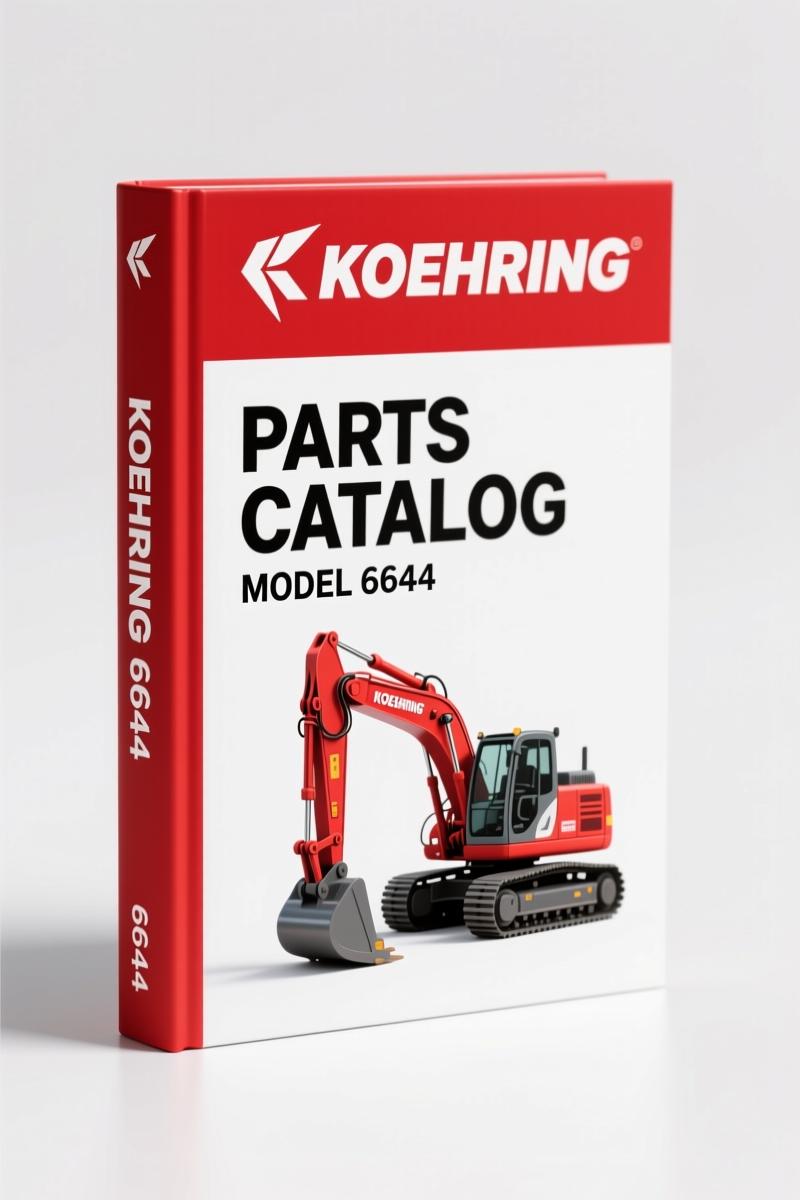Koehring 6644 Parts Catalog – 256 Pages OEM Part Numbers