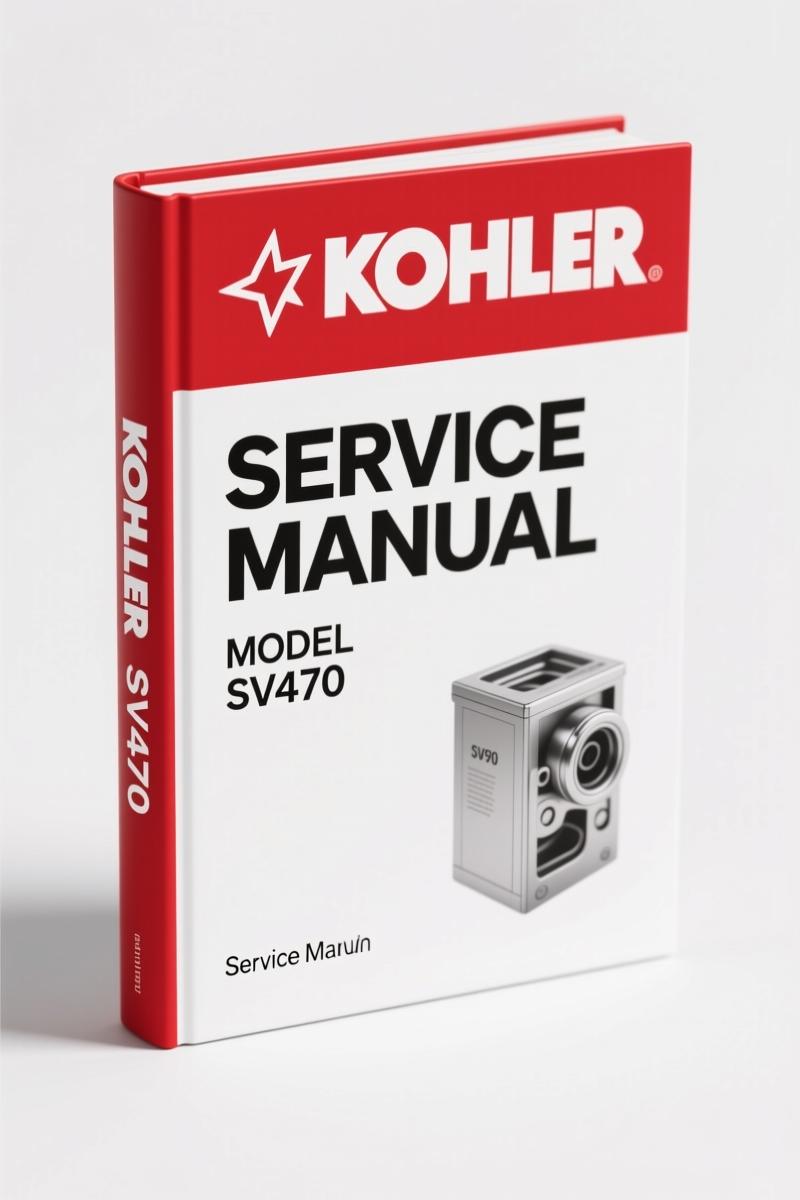 Kohler SV470, SV480, SV530, SV540, SV590 Service Manual – 112 Pages