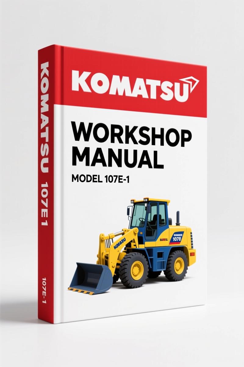 Komatsu 107E-1 Workshop Manual – 100 Pages of Factory Service Data