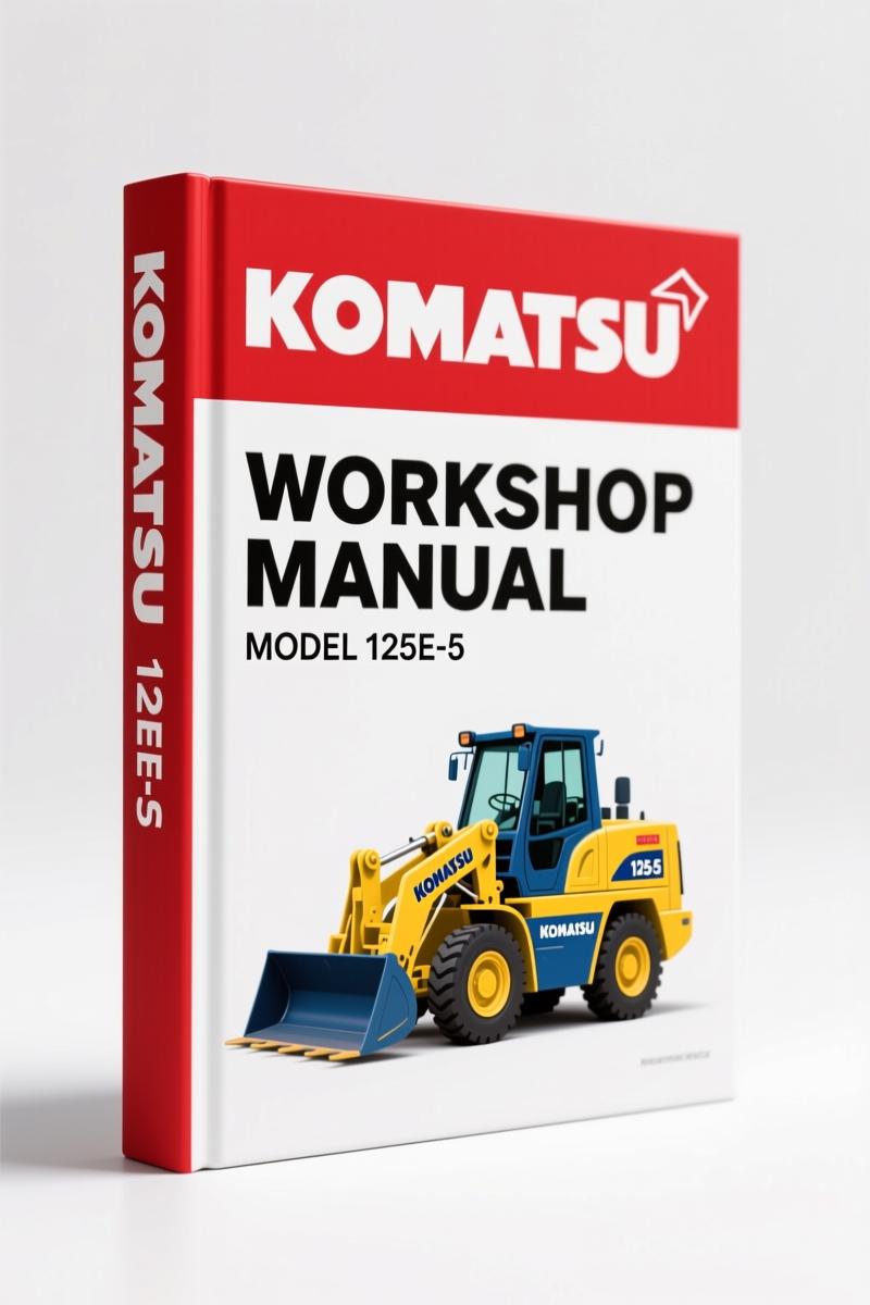 Komatsu 125E-5 Workshop Manual – 415 Pages of Factory Engine Specs