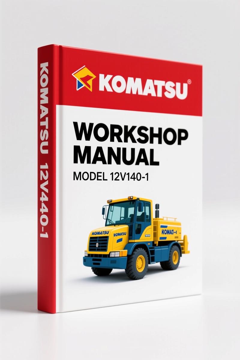 Komatsu 12V140-1 2007 Workshop Manual – Factory Specs