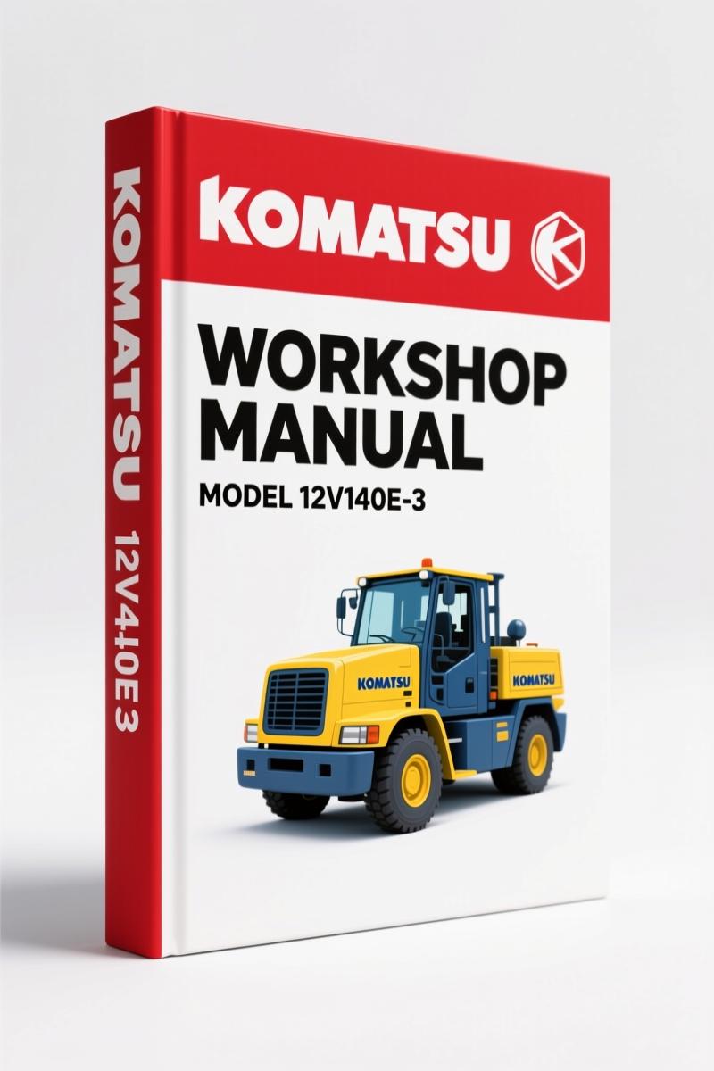 Komatsu 12V140E-3 Troubleshooting Manual – OEM Electrical Diagnostics