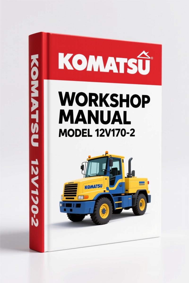 Komatsu 12V170-2 2005 Workshop Manual – 333 Pages of Factory Service Data