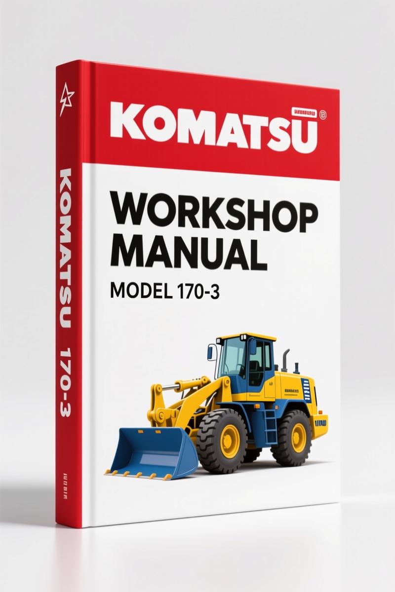 Komatsu 170-3 2005 Workshop Manual – 430 Pages of Factory Specs