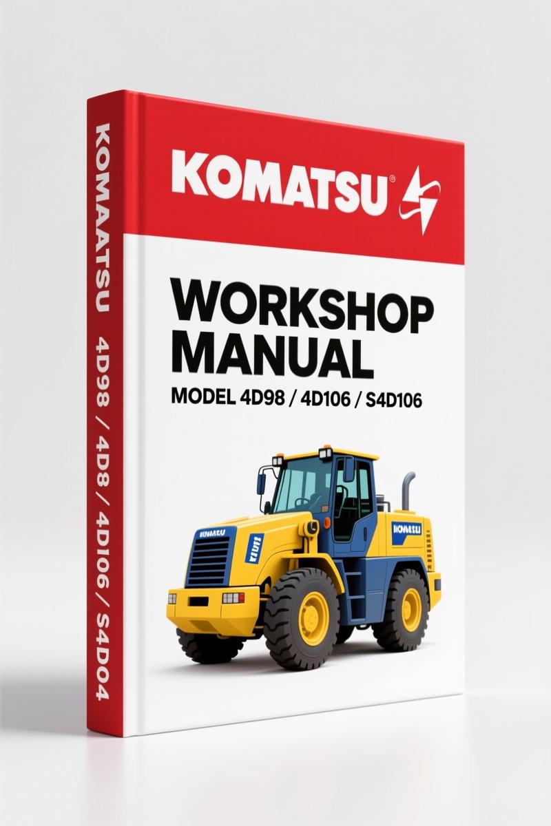 Komatsu 4D106, S4D106, 4D98 1999 Workshop Manual – Factory Specs