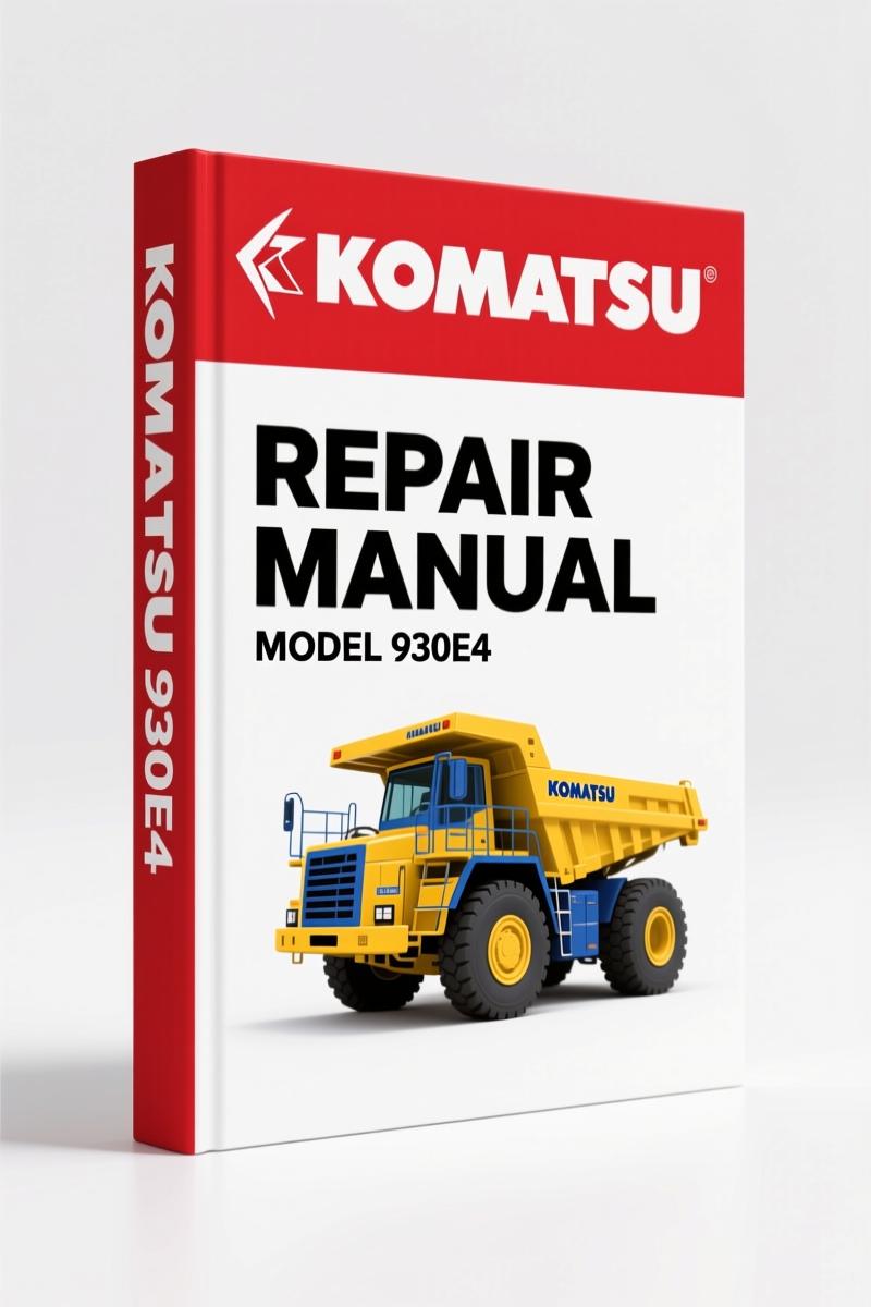 Komatsu 930E4 Repair Manual – Steering Circuit Factory Specs (34 Pages)