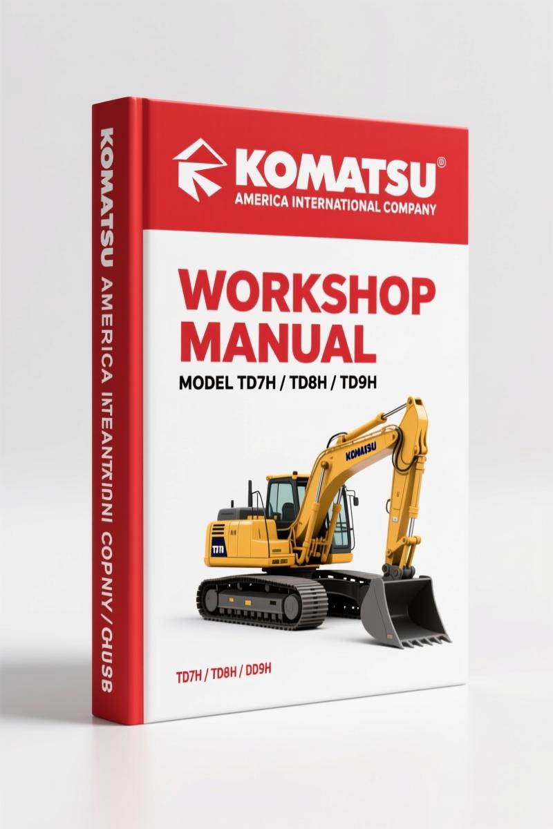 Komatsu America TD7H, TD8H, TD9H 1996 Workshop Manual 1072 Pages