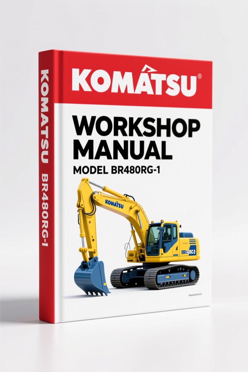 Komatsu BR480RG-1 2002 Workshop Manual – Factory Specs for Crusher