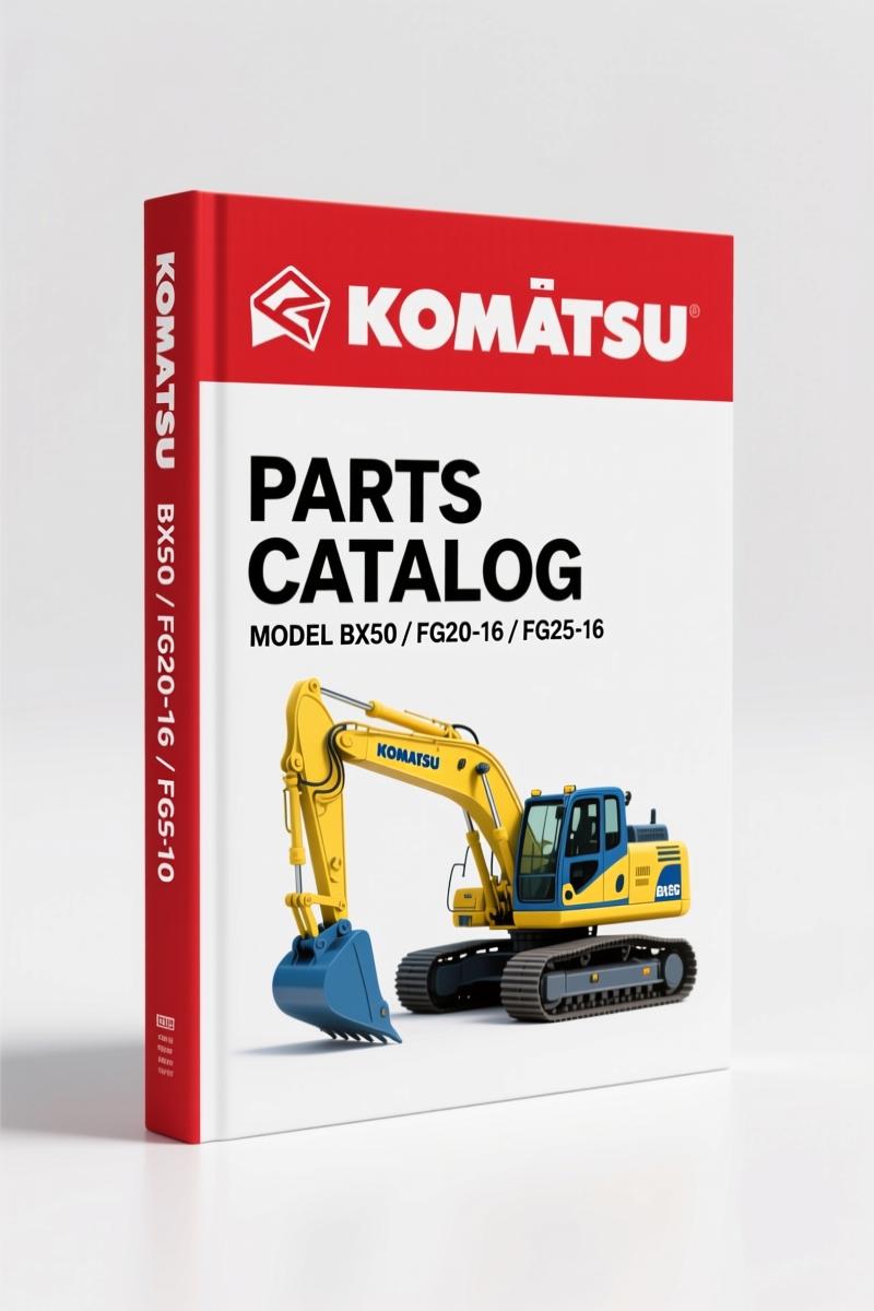 Komatsu BX50, FG20-16, FG25-16, FD20-16, FD25-16 2006 Parts Catalog