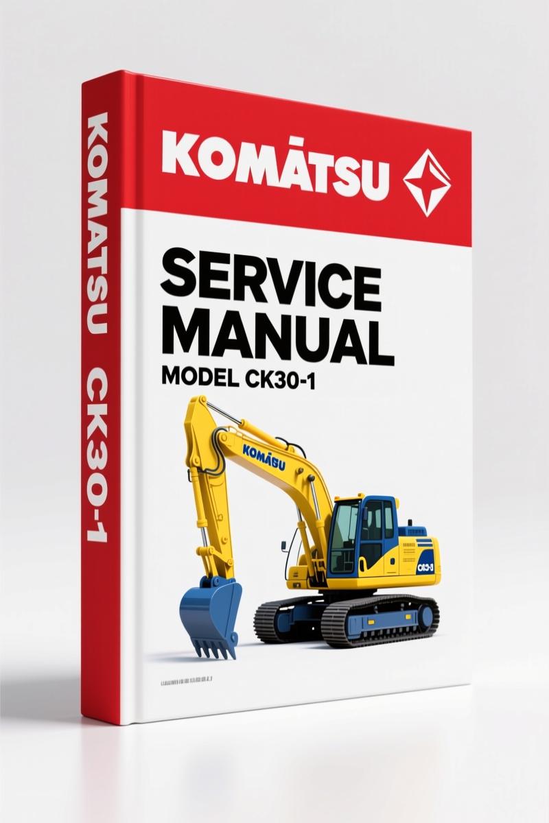 Komatsu CK30-1 2006 Service Manual – Factory O&M Documentation