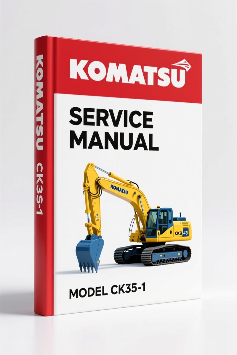 Komatsu CK35-1 2006 Operators Manual – Factory Specs
