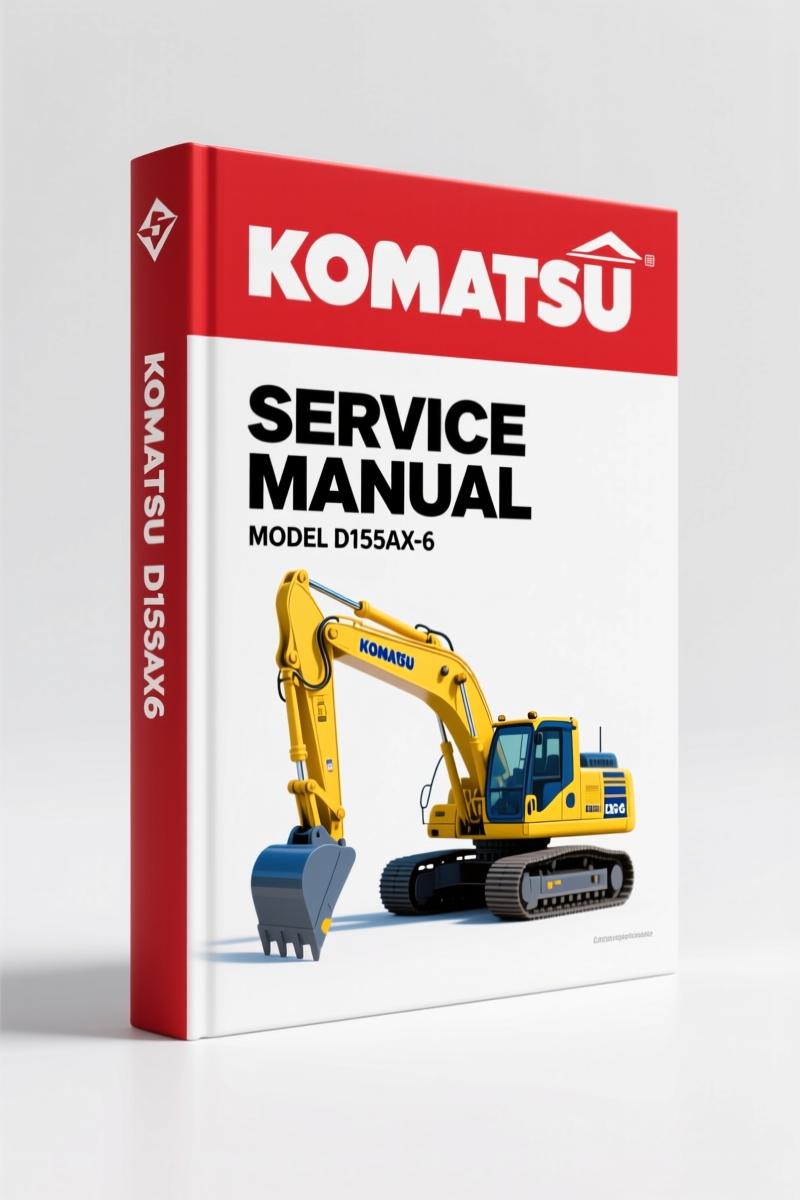 Komatsu D155AX-6 Service Manual – 312 Pages of OEM Specs