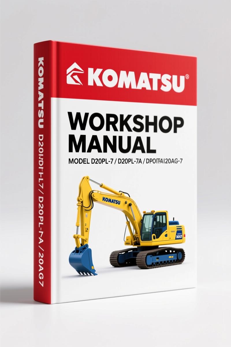 Komatsu D20P, D20PL, D20PL-7, D20AG-7, D20P-7A 2008 Workshop Manual – Factory Specs