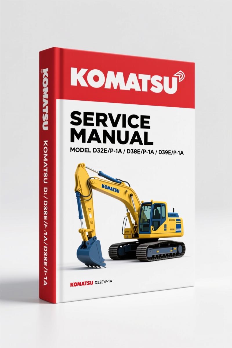 Komatsu D32E/P-1A, D38E/P-1A, D39E/P-1A 2003 Service Manual – 620 Pages