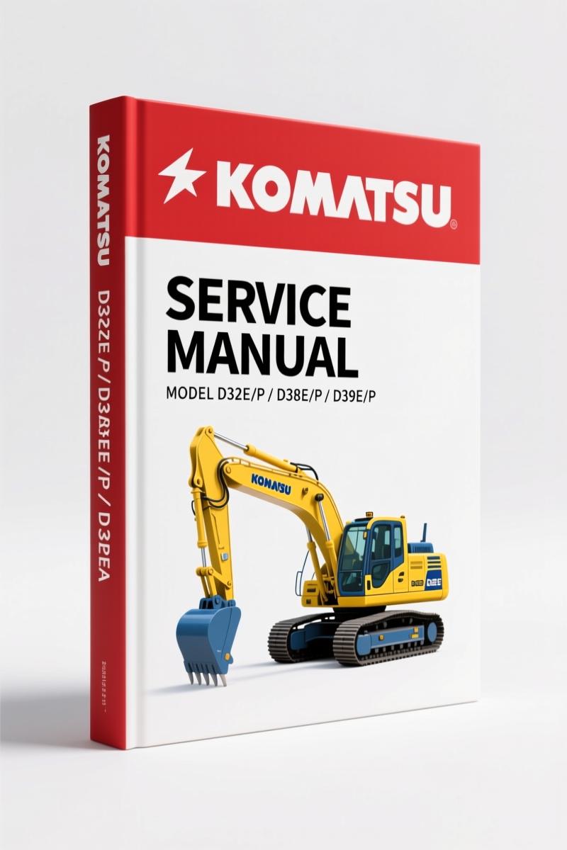 Komatsu D32E/P, D38E/P, D39E/P 2000 Service Manual – OEM Specs