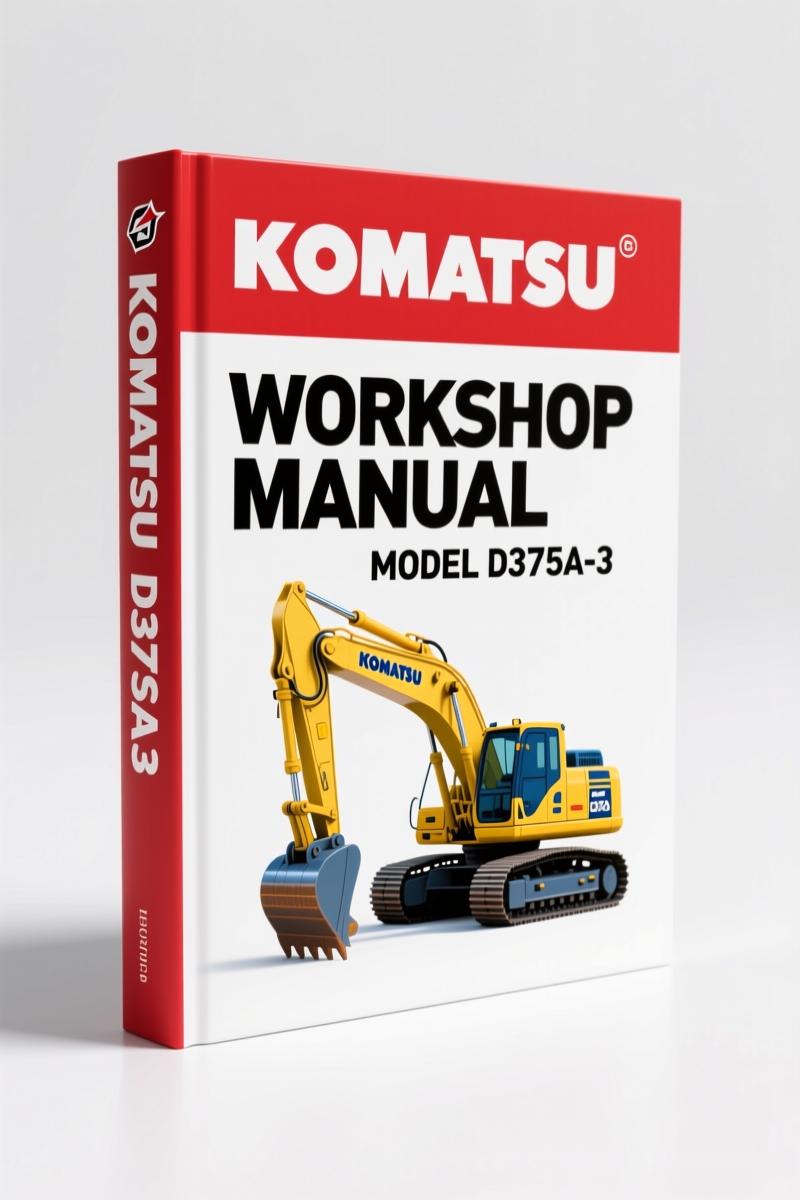 Komatsu D375A-3 1996 Workshop Manual – 781 Pages Factory Specs