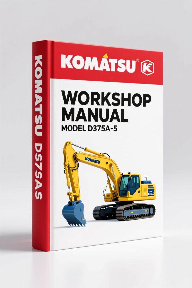 Komatsu D375A-5 2003 Workshop Manual – Factory Specs for Track-Type Tractor