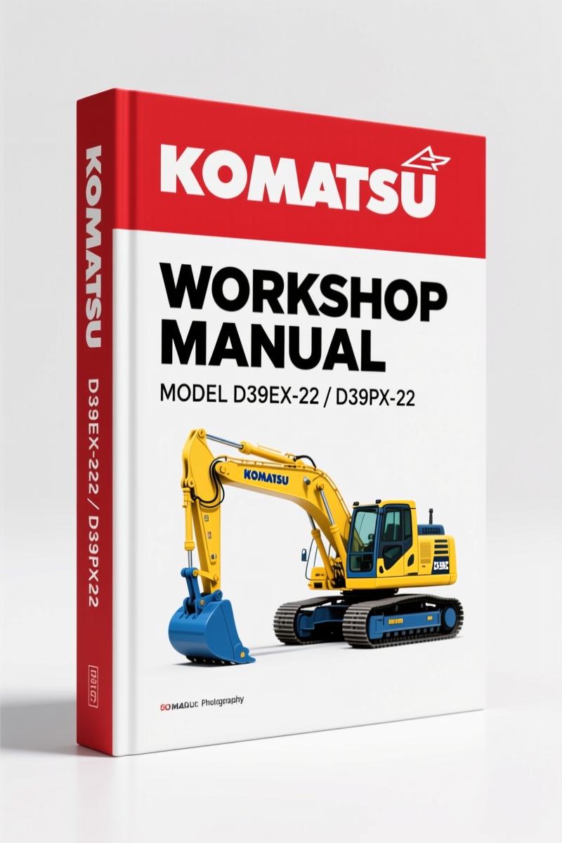 Komatsu D39EX-22, D39PX-22 Workshop Manual – 1046 Pages