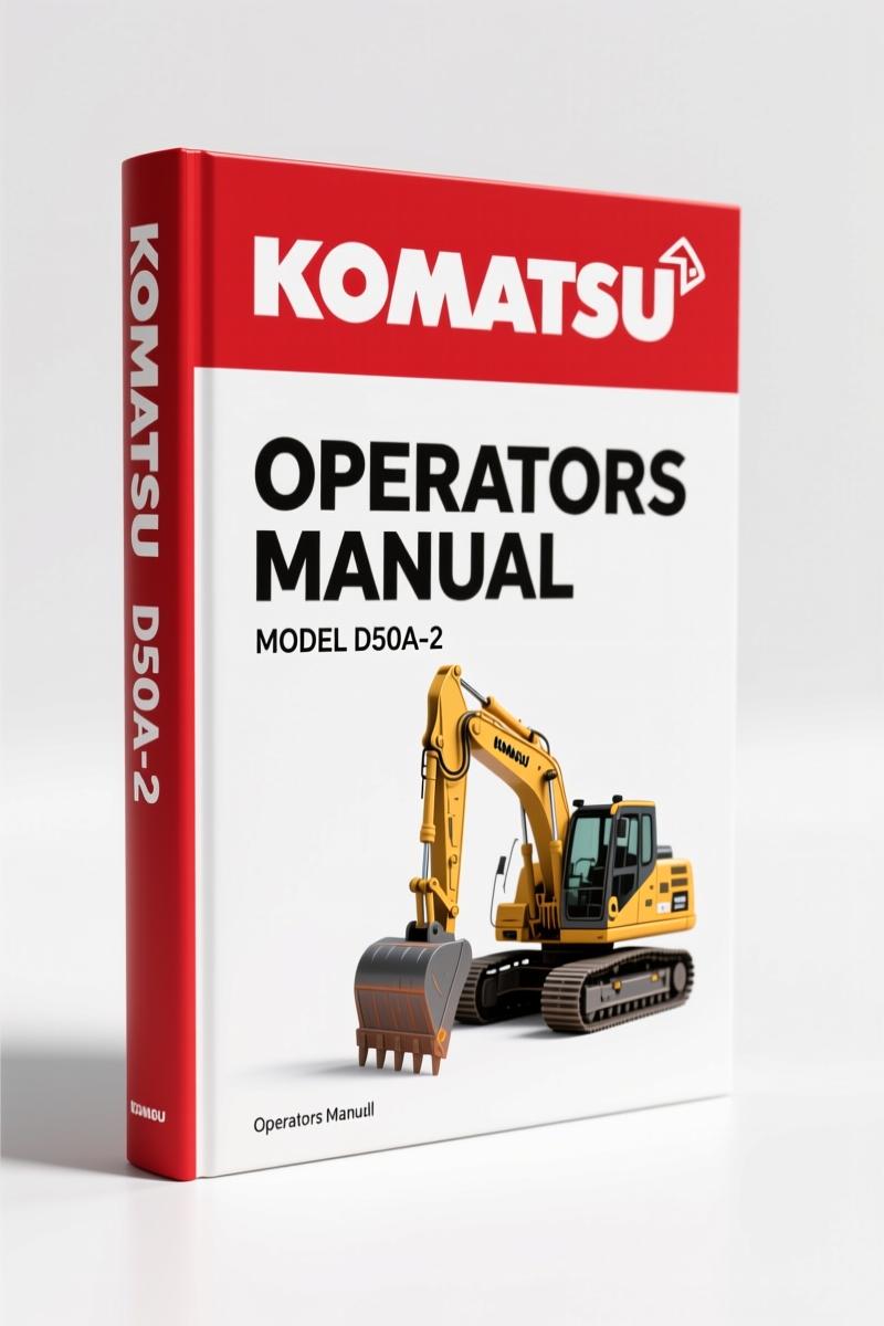 Komatsu D50A-2, D60A-2, D70A-2 Operators Manual – 107 Pages
