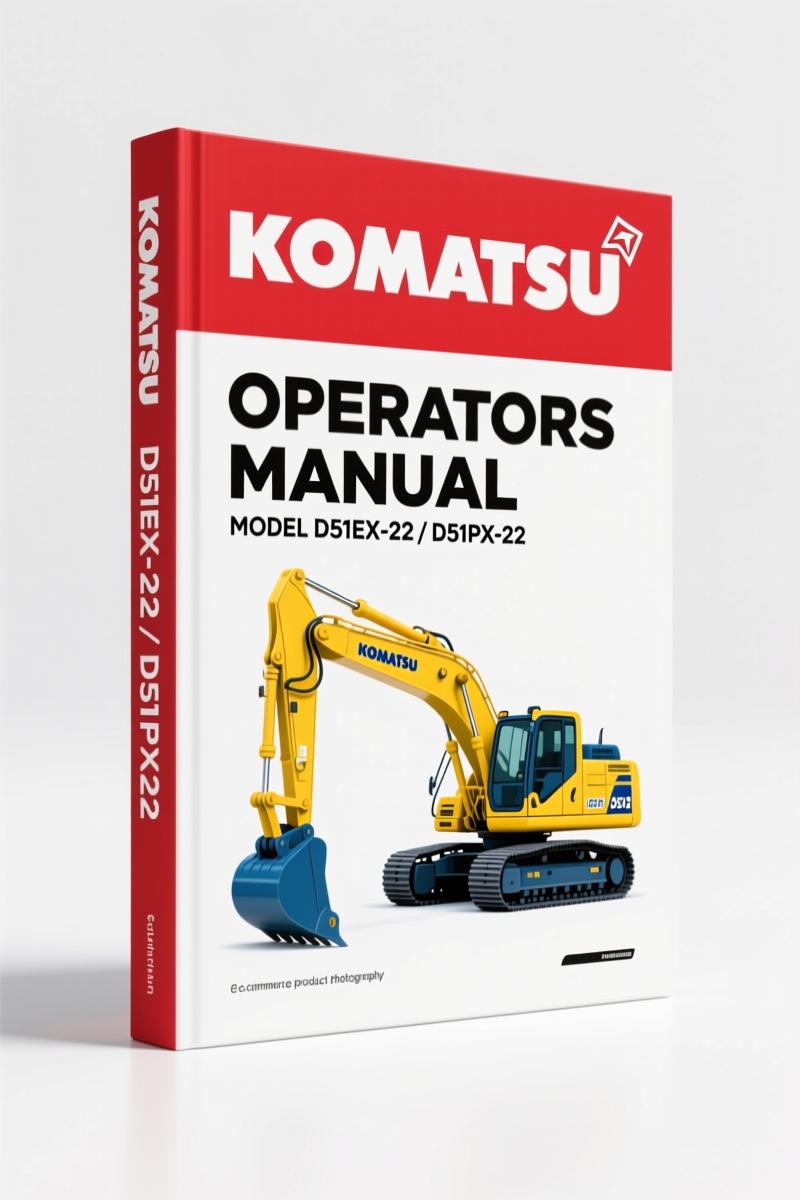 Komatsu D51EX-22 D51PX-22 2007 Operators Manual – 280 Pages of Factory Specs