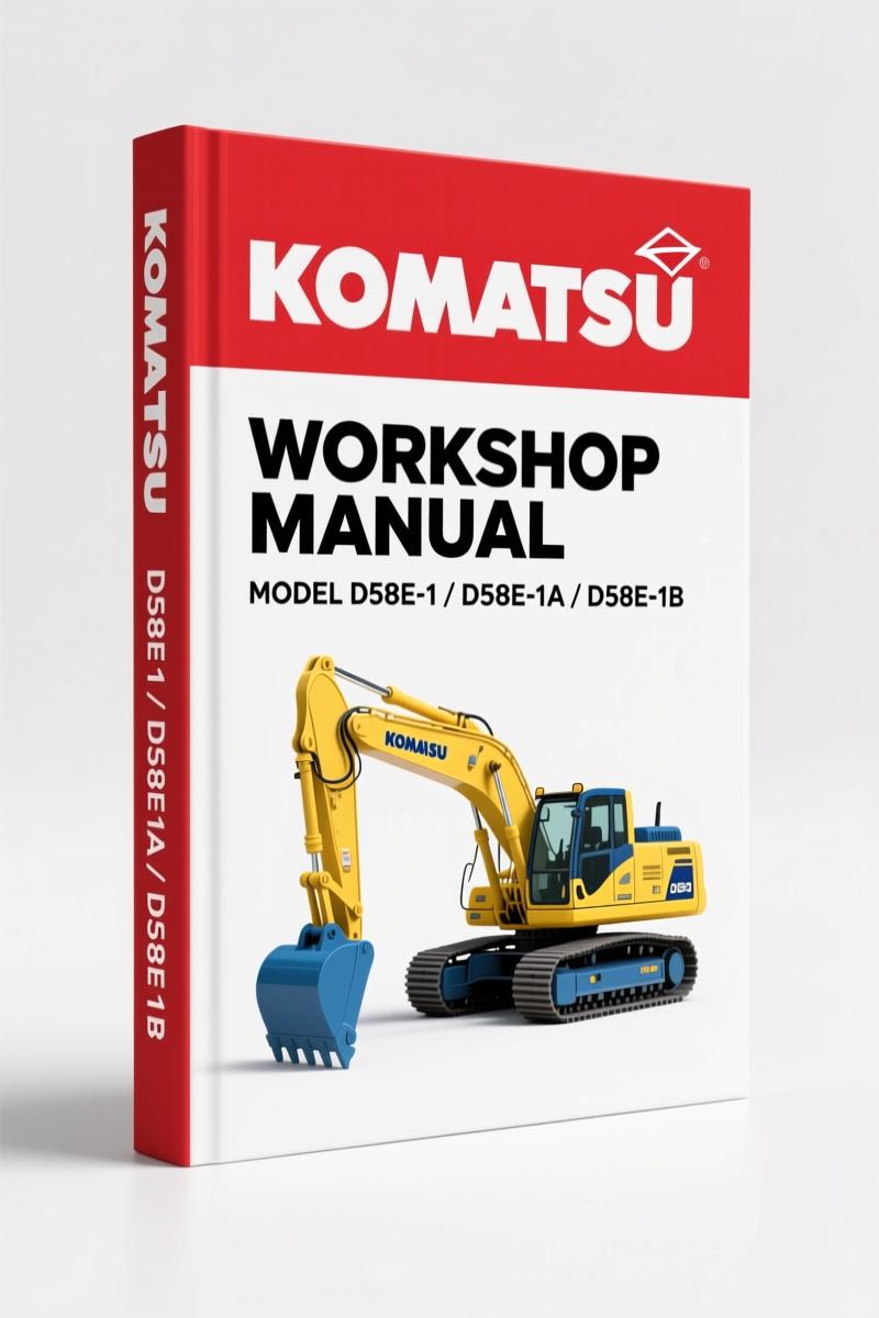Komatsu D58E-1B, D58P-1B, D58E-1, D58E-1A, D58P-1 1998 Workshop Manual