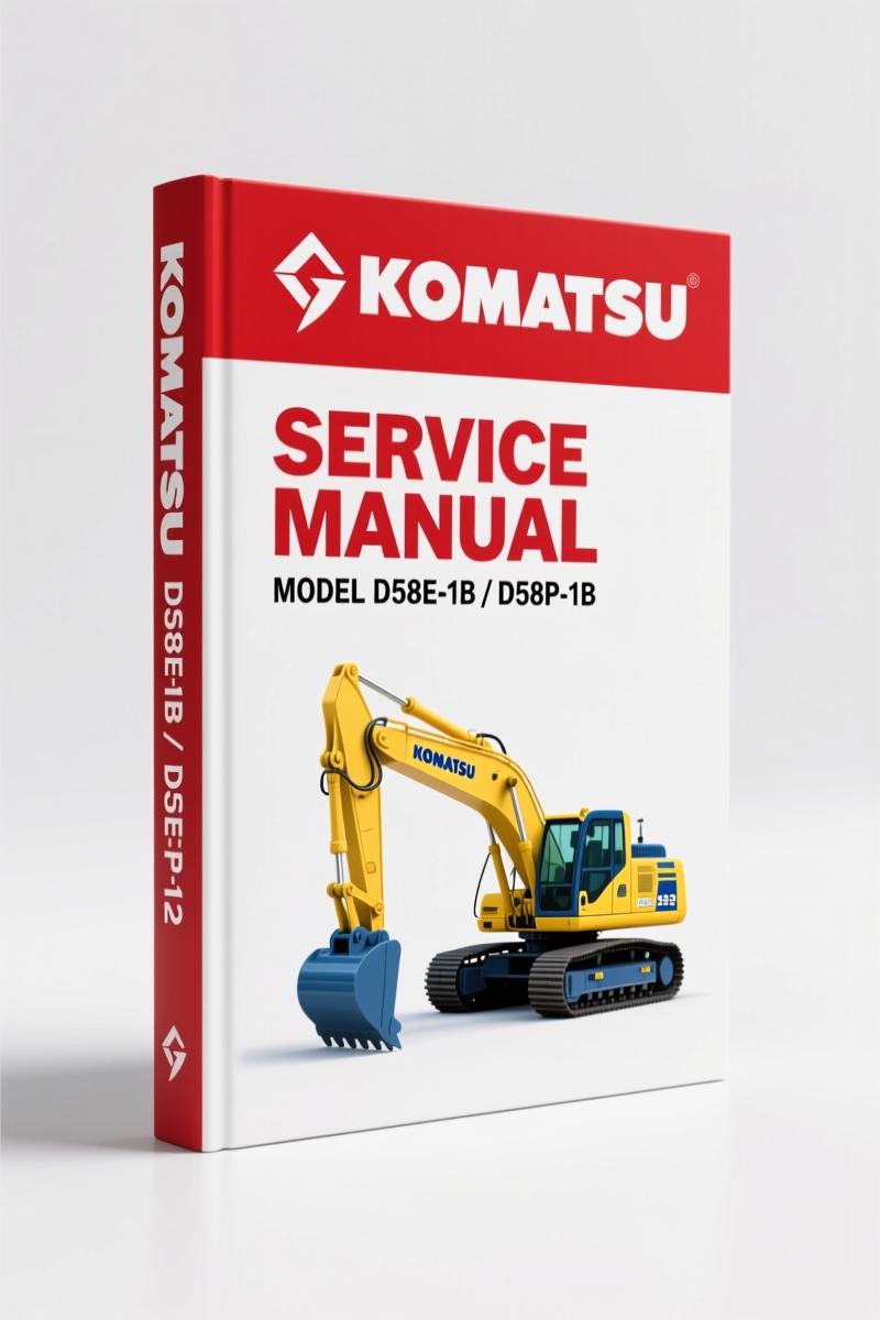 Komatsu D58E-1B, D58P-1B Service Manual – 160 Pages OEM Specs