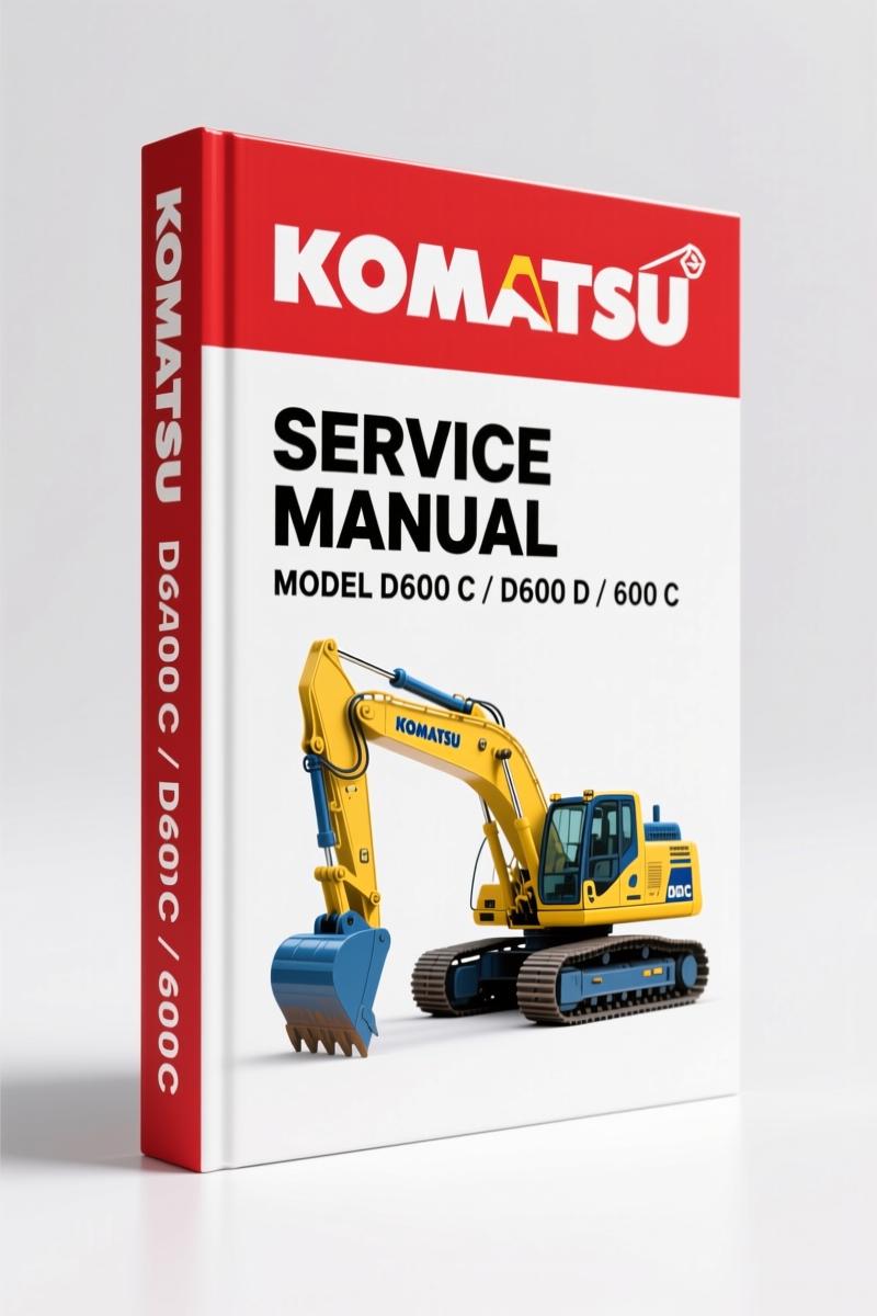 Komatsu D600 C, D600 D, 600 C, L600 D 1983 Service Manual