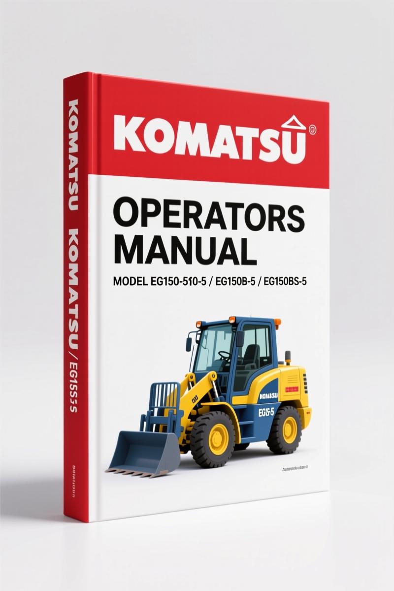 Komatsu EG150-5, EG150B-5, EG150BS-5 Operators Manual – 87 Pages