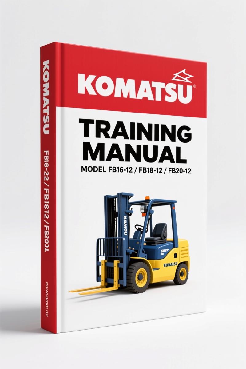 Komatsu FB16-12, FB18-12, FB20-12 Training Manual – 45-Page OEM Electric Drive Guide