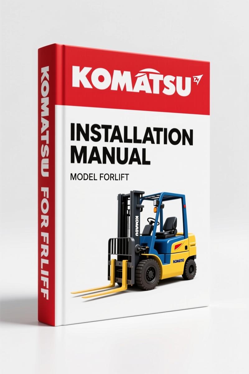 Komatsu FORKLIFT Installation Manual – OEM Diagnostic Software Setup