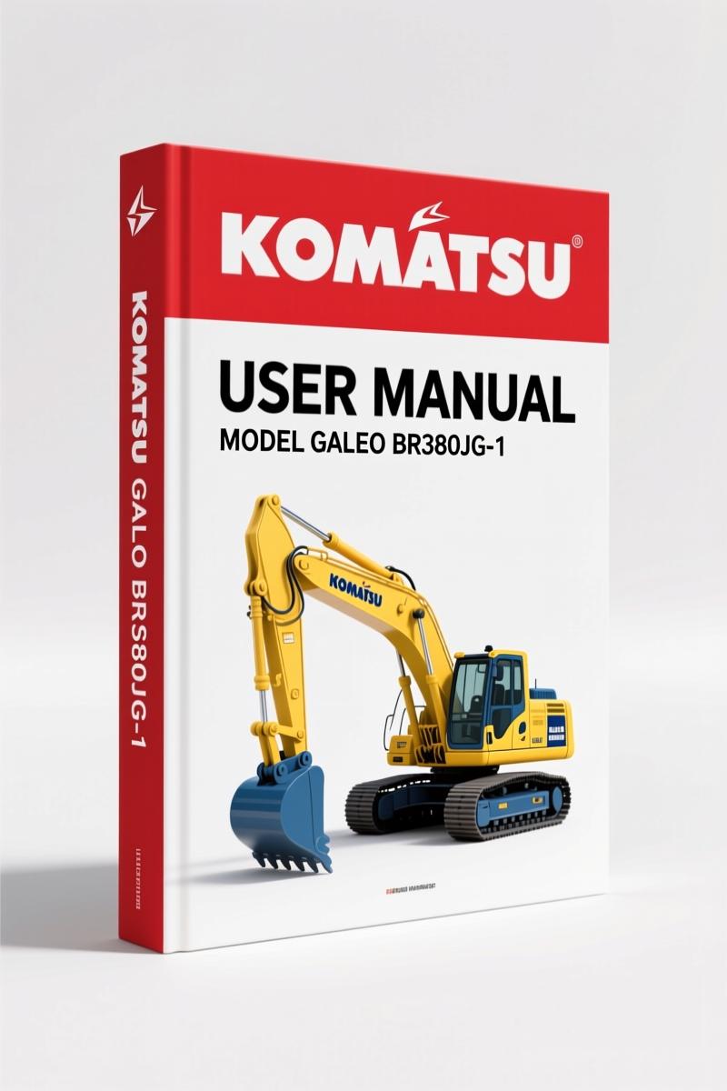 Komatsu GALEO BR380JG-1 User Manual – 332 Pages of Factory Operation & Safety