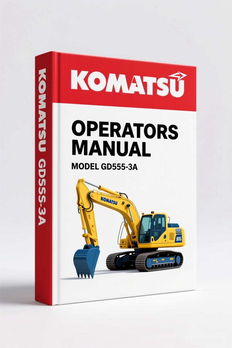 Komatsu GD555-3A Operators Manual – 248 Pages | OEM Specs