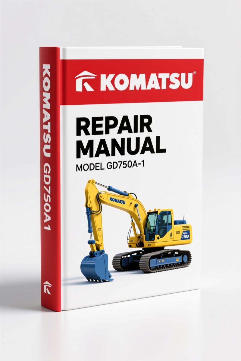 Komatsu GD750A-1 Repair Manual – 1066 Pages of Factory Torque and Hydraulic Data