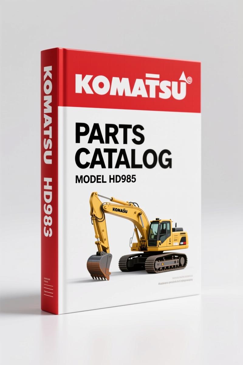 Komatsu HD985 Parts Catalog – 95 Pages OEM Exploded Views