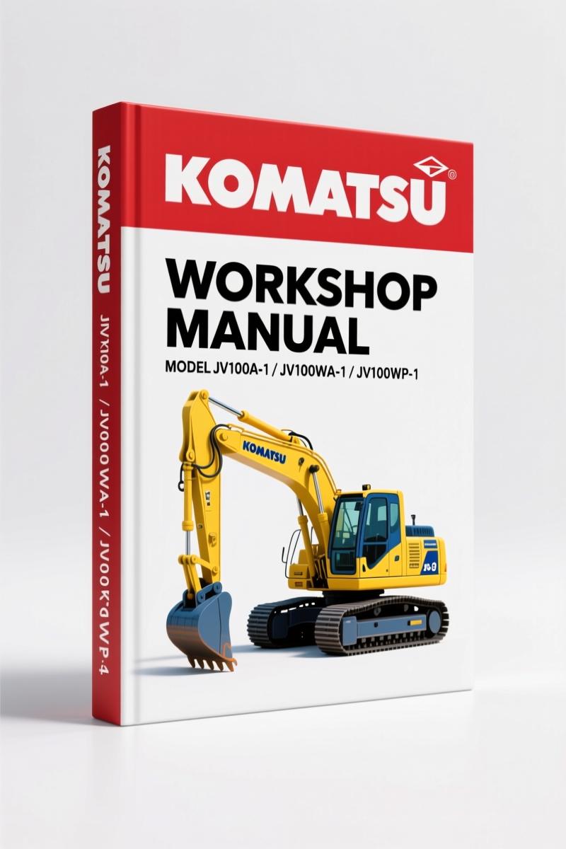 Komatsu JV100A-1, JV100WA-1, JV100WP-1 Workshop Manual – 303 Pages of Factory Specs