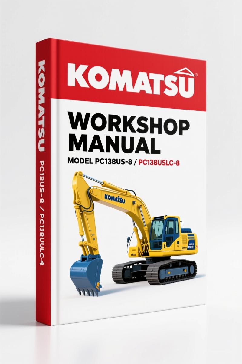 Komatsu PC138US-8, PC138USLC-8 2000 Operators Manual - OEM Factory Specs